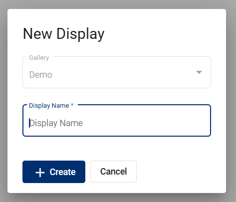 Creating a Display