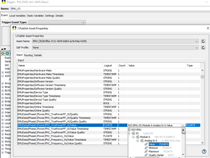 AWS IoT SiteWise Part 3 - Publishing data with deviceWISE